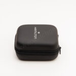Black leather crossbody bag