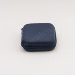 Black leather crossbody bag with gold hardware